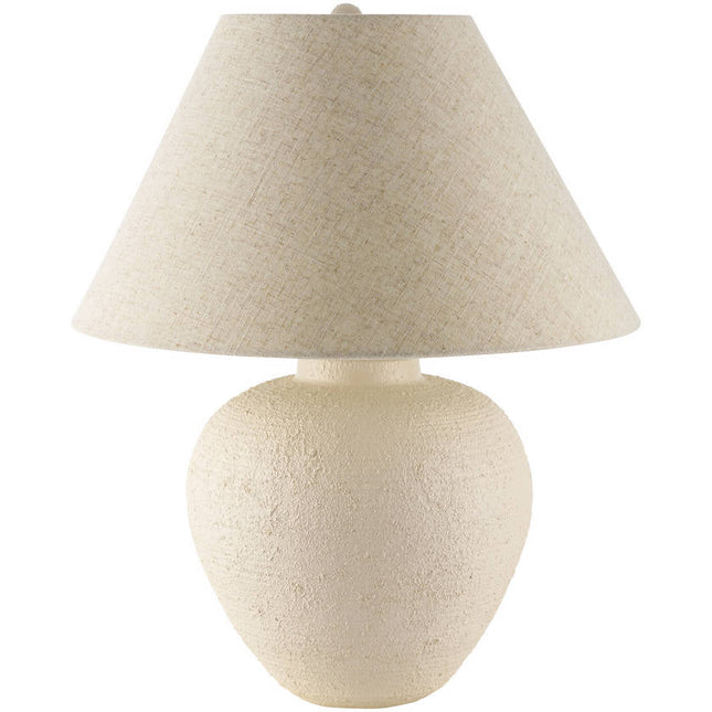 Catherine Global Cream Table Lamp Lighting TriadCommerceInc 23"H x 18"W x 18"D
