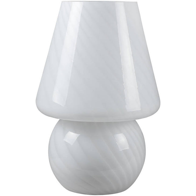Carrin Modern White Table Lamp Home Decor > Lighting > Lamp > Table Lamps TriadCommerceInc 16"H x 11"W x 11"D