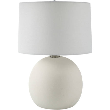 Shatika Global Cream Table Lamp Home Decor > Lighting > Lamp > Table Lamps TriadCommerceInc 20"H x 14"W x 14"D