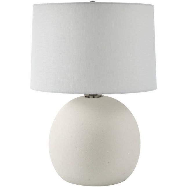 Shatika Global Cream Table Lamp Home Decor > Lighting > Lamp > Table Lamps TriadCommerceInc 20"H x 14"W x 14"D