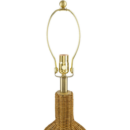 Caleigh Global Brown Table Lamp Lighting TriadCommerceInc