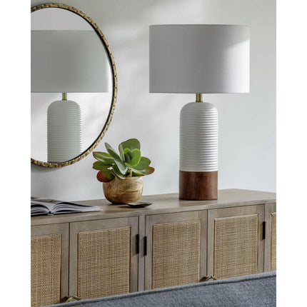 Gerri Traditional White Table Lamp Home Decor > Lighting > Lamp > Table Lamps TriadCommerceInc