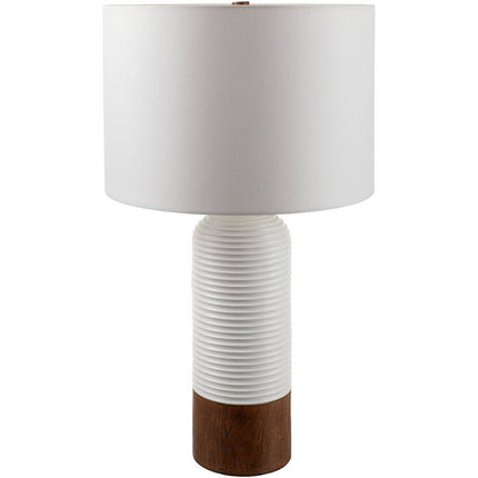 Gerri Traditional White Table Lamp Home Decor > Lighting > Lamp > Table Lamps TriadCommerceInc 26"H x 15"W x 15"D