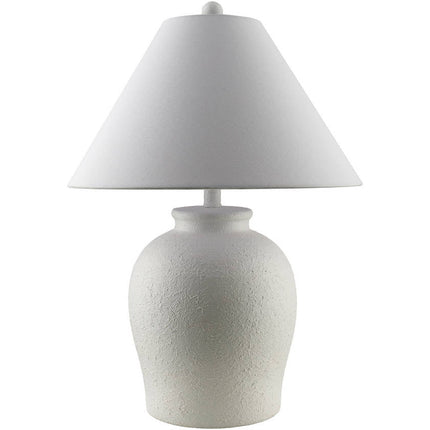 Kerrigan Global White Table Lamp Home Decor > Lighting > Lamp > Table Lamps TriadCommerceInc 23"H x 17"W x 17"D