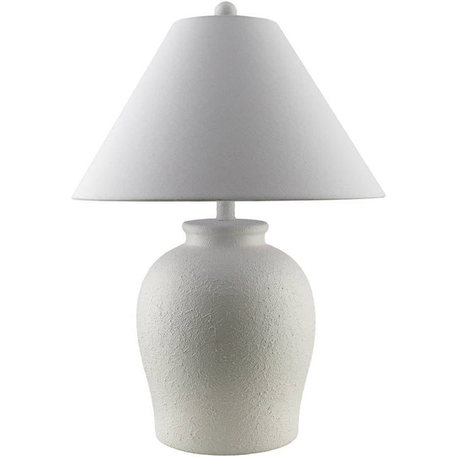 Kerrigan Global White Table Lamp Home Decor > Lighting > Lamp > Table Lamps TriadCommerceInc 23"H x 17"W x 17"D