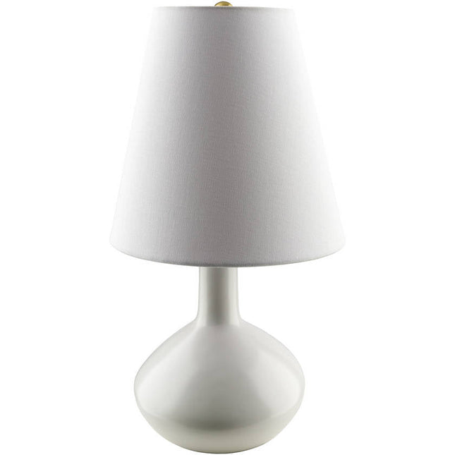 Takahiro Global White Table Lamp Lighting TriadCommerceInc 19"H x 10"W x 10"D
