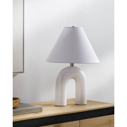 Quenten Global White Table Lamp Home Decor > Lighting > Lamp > Table Lamps TriadCommerceInc
