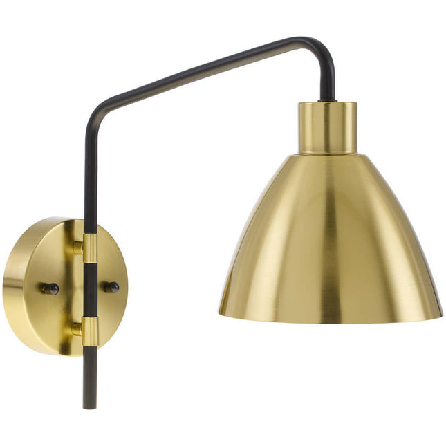 Eliceo Traditional Metallic -Brass Wall Sconces Home Decor > Lighting > Wall Lighting > Wall Sconces TriadCommerceInc 12"L x 7"W x 16"H