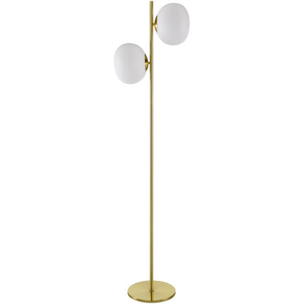 Shaana Modern Metallic - Brass Floor Lamp Home Decor > Lighting > Lamp > Floor Lamps TriadCommerceInc 65"H x 17"W x 11"D