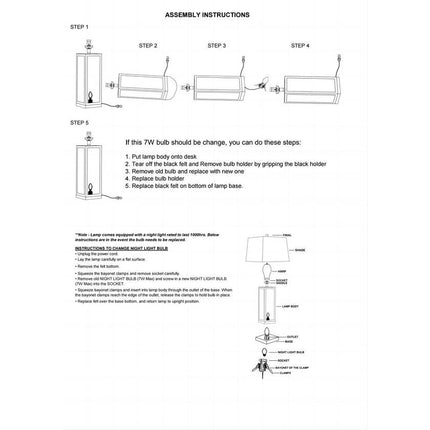 Jenika Global Brown Table Lamp Lighting TriadCommerceInc