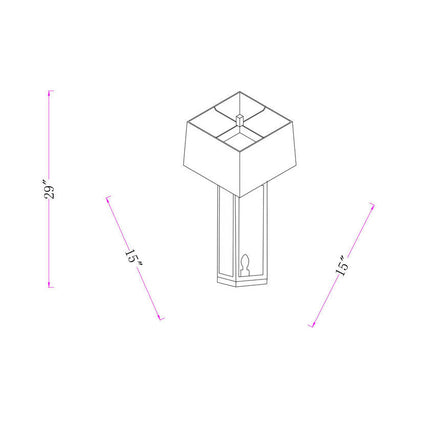 Jenika Global Brown Table Lamp Lighting TriadCommerceInc