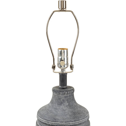 Joy Traditional Light Gray Table Lamp Home Decor > Lighting > Lamp > Table Lamps TriadCommerceInc