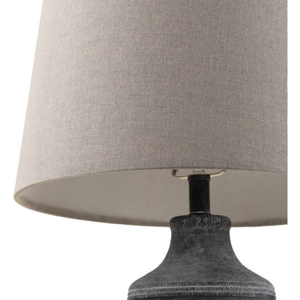 Joy Traditional Light Gray Table Lamp Home Decor > Lighting > Lamp > Table Lamps TriadCommerceInc
