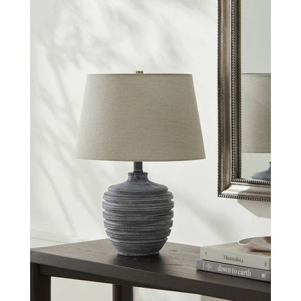 Josel Traditional Light Gray Table Lamp Home Decor > Lighting > Lamp > Table Lamps TriadCommerceInc