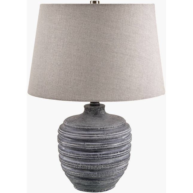 Josel Traditional Light Gray Table Lamp Home Decor > Lighting > Lamp > Table Lamps TriadCommerceInc 20"H x 14"W x 14"D