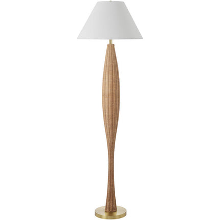 Alexcia Traditional Tan Floor Lamp Home Decor > Lighting > Lamp > Floor Lamps TriadCommerceInc 64"H x 20"W x 20"D