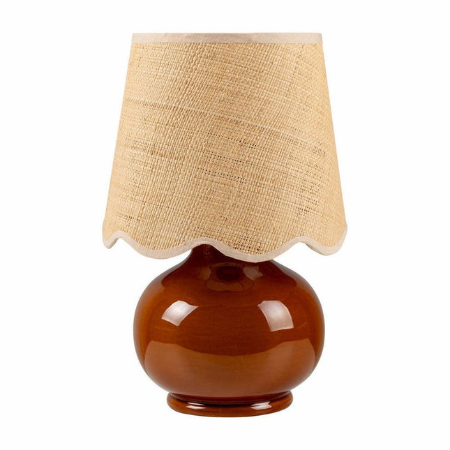Kolleen Cottage Tan Table Lamp Home Decor > Lighting > Lamp > Table Lamps TriadCommerceInc 13"H x 8"W x 8"D