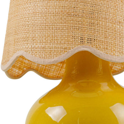 Kolleen Cottage Yellow Table Lamp Home Decor > Lighting > Lamp > Table Lamps TriadCommerceInc