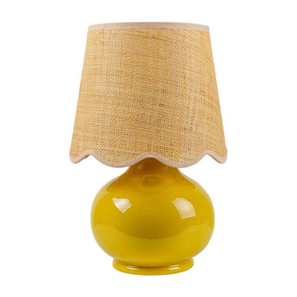 Kolleen Cottage Yellow Table Lamp Home Decor > Lighting > Lamp > Table Lamps TriadCommerceInc 13"H x 8"W x 8"D
