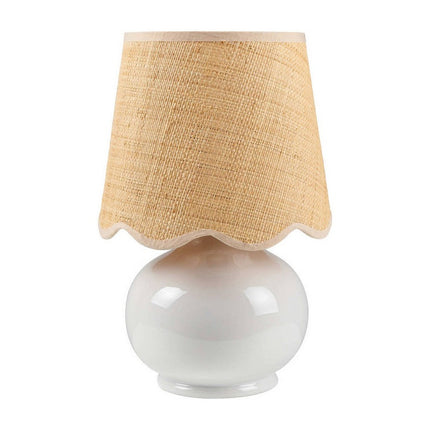 Kolleen Cottage White Table Lamp Home Decor > Lighting > Lamp > Table Lamps TriadCommerceInc 13"H x 8"W x 8"D