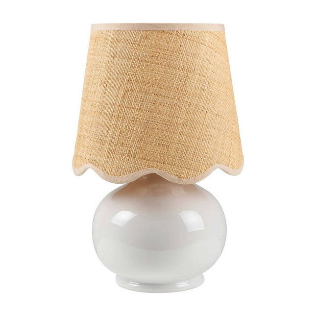 Kolleen Cottage White Table Lamp Home Decor > Lighting > Lamp > Table Lamps TriadCommerceInc 13"H x 8"W x 8"D