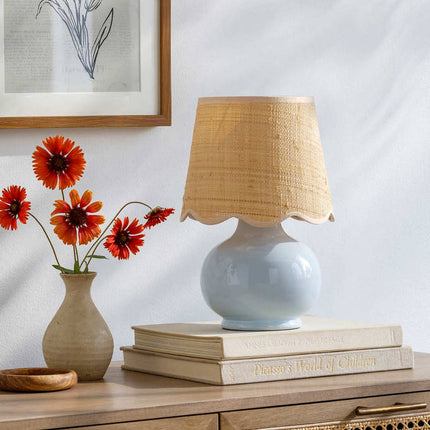 Kolleen Cottage Blue Table Lamp Home Decor > Lighting > Lamp > Table Lamps TriadCommerceInc