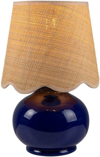 Kolleen Cottage Navy Table Lamp Lighting TriadCommerceInc