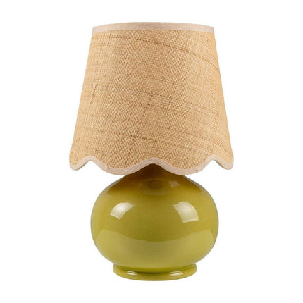 Kolleen Cottage Green Table Lamp Home Decor > Lighting > Lamp > Table Lamps TriadCommerceInc 13"H x 8"W x 8"D