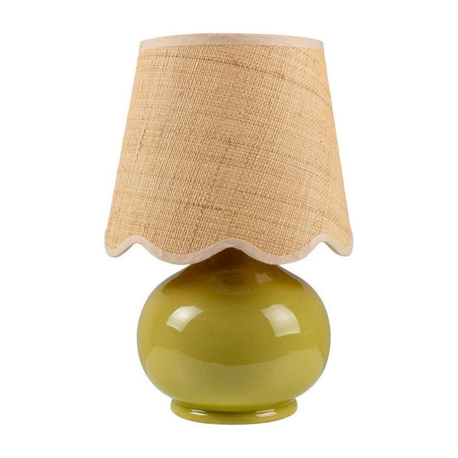 Kolleen Cottage Green Table Lamp Home Decor > Lighting > Lamp > Table Lamps TriadCommerceInc 13"H x 8"W x 8"D
