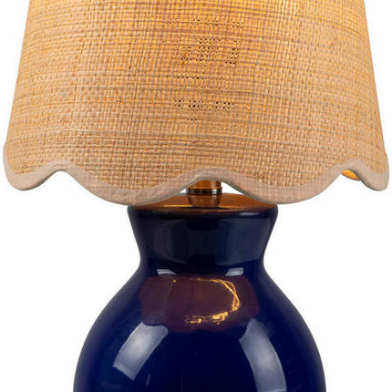 Reann Cottage Navy Table Lamp Home Decor > Lighting > Lamp > Table Lamps TriadCommerceInc