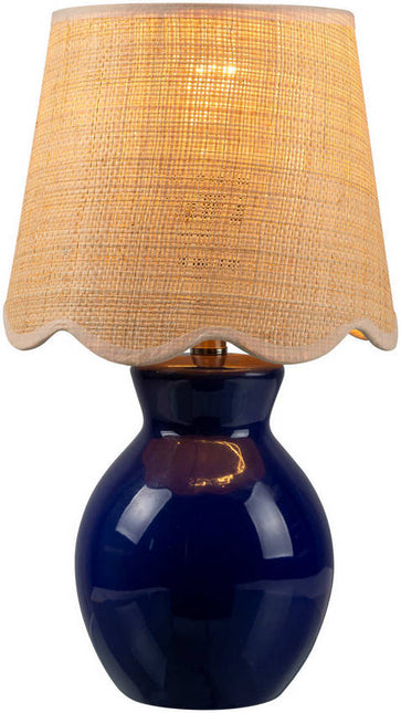 Reann Cottage Navy Table Lamp Home Decor > Lighting > Lamp > Table Lamps TriadCommerceInc