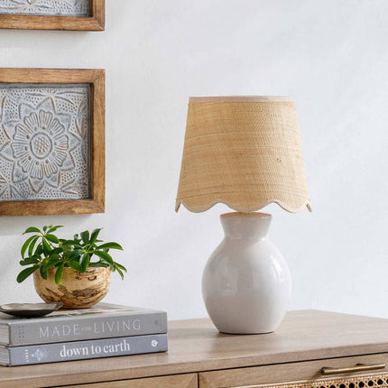 Reann Cottage White Table Lamp Home Decor > Lighting > Lamp > Table Lamps TriadCommerceInc