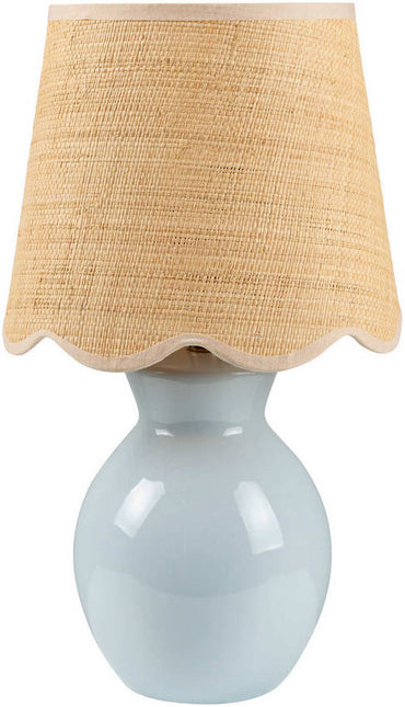 Reann Cottage Blue Table Lamp Home Decor > Lighting > Lamp > Table Lamps TriadCommerceInc 15"H x 8"W x 8"D