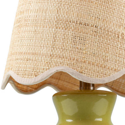 Reann Cottage Green Table Lamp Lighting TriadCommerceInc