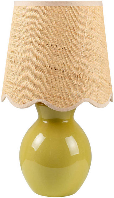 Reann Cottage Green Table Lamp Lighting TriadCommerceInc 15"H x 8"W x 8"D