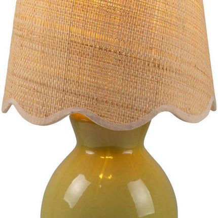 Reann Cottage Green Table Lamp Lighting TriadCommerceInc