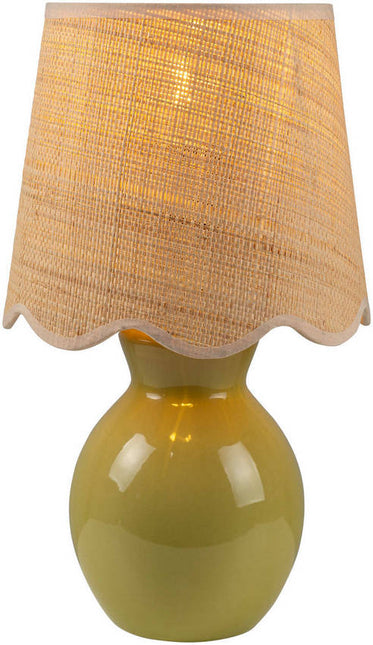 Reann Cottage Green Table Lamp Lighting TriadCommerceInc
