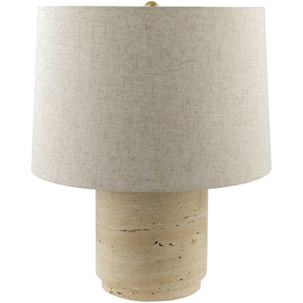 Elahuizen Global White Table Lamp Home Decor > Lighting > Lamp > Table Lamps TriadCommerceInc 19"H x 15"W x 15"D