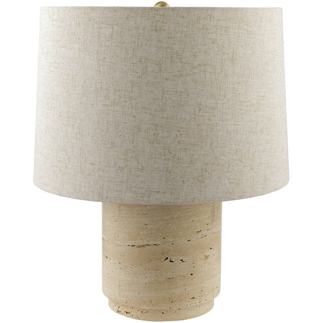 Elahuizen Global White Table Lamp Home Decor > Lighting > Lamp > Table Lamps TriadCommerceInc 19"H x 15"W x 15"D