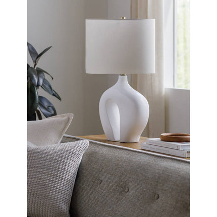 Latesa Traditional White Table Lamp Home Decor > Lighting > Lamp > Table Lamps TriadCommerceInc