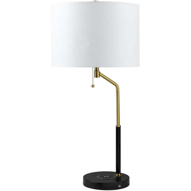 Lizza Traditional Black Table Lamp Home Decor > Lighting > Lamp > Table Lamps TriadCommerceInc 29"H x 13"W x 13"D