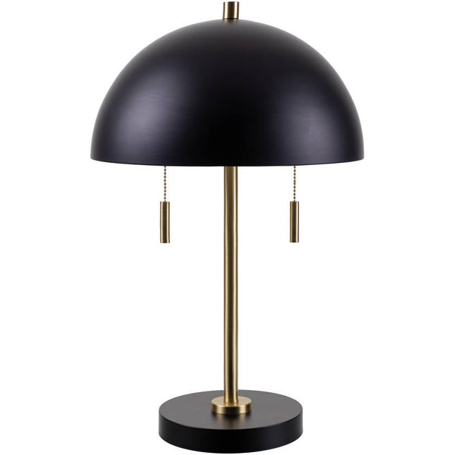 Anjel Global Black Table Lamp Home Decor > Lighting > Lamp > Table Lamps TriadCommerceInc 21"H x 13"W x 17"D