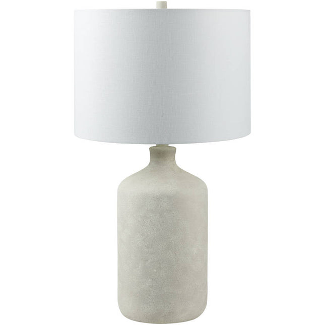 Huda Traditional White Table Lamp Home Decor > Lighting > Lamp > Table Lamps TriadCommerceInc 27"H x 15"W x 15"D