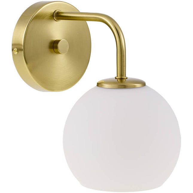 Anselmo Traditional Metallic - Brass Wall Sconces Home Decor > Lighting > Wall Lighting > Wall Sconces TriadCommerceInc 8"L x 6"W x 9"H