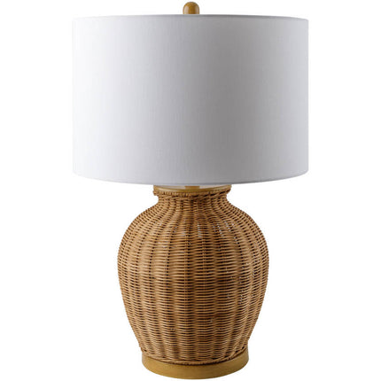 Rainie Cottage Beige Table Lamp Lighting TriadCommerceInc 26"H x 16"W x 16"D