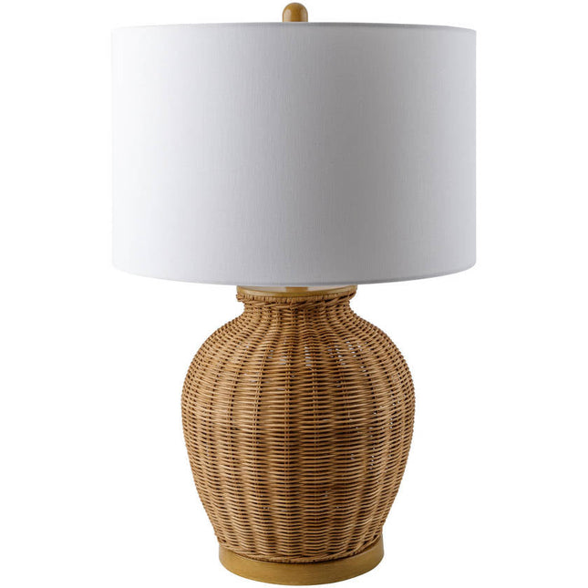 Rainie Cottage Beige Table Lamp Lighting TriadCommerceInc 26"H x 16"W x 16"D