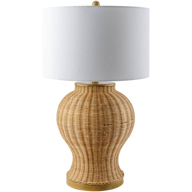 Morrilton Cottage Beige Table Lamp Home Decor > Lighting > Lamp > Table Lamps TriadCommerceInc 28"H x 16"W x 16"D