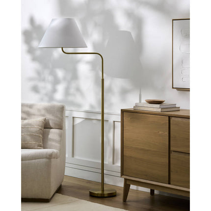 Dangelo Modern Metallic - Brass Floor Lamp Lighting TriadCommerceInc