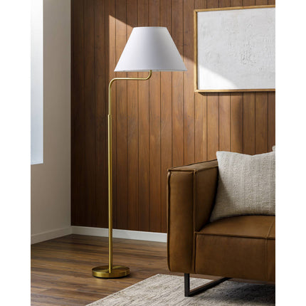 Dangelo Modern Metallic - Brass Floor Lamp Lighting TriadCommerceInc