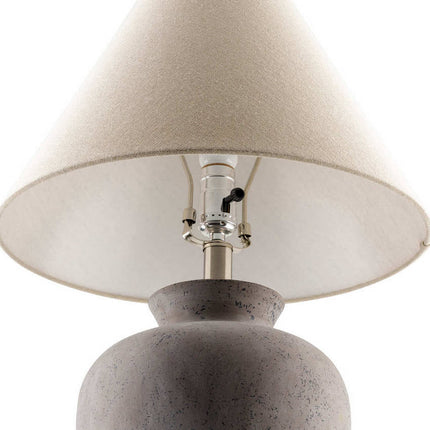 Kalan Modern Gray/Beige Table Lamp Home Decor > Lighting > Lamp > Table Lamps TriadCommerceInc